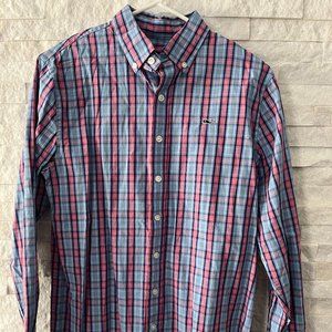 Vineyard Vines Classic Fit Atlantic Whale Shirt - boys large